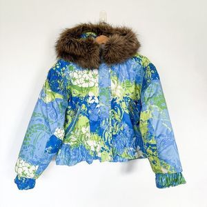 Obermeyer Alt3 Women’s Tropical Fiji Puff Smocking Waterproof Jacket